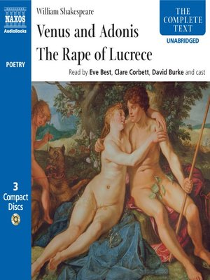 cover image of Venus & Adonis, the Rape of Lucrece